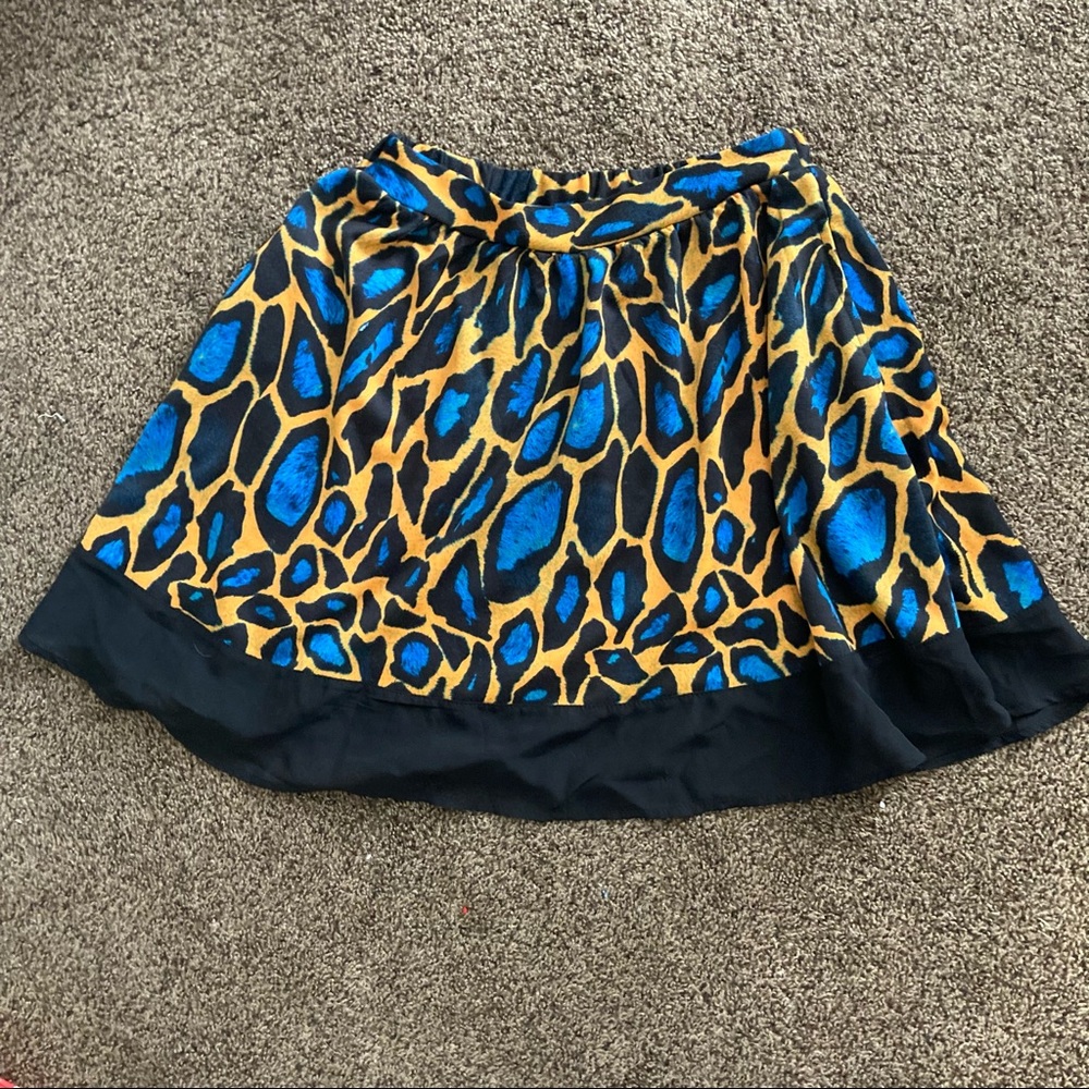 Bar III Printed Skirt